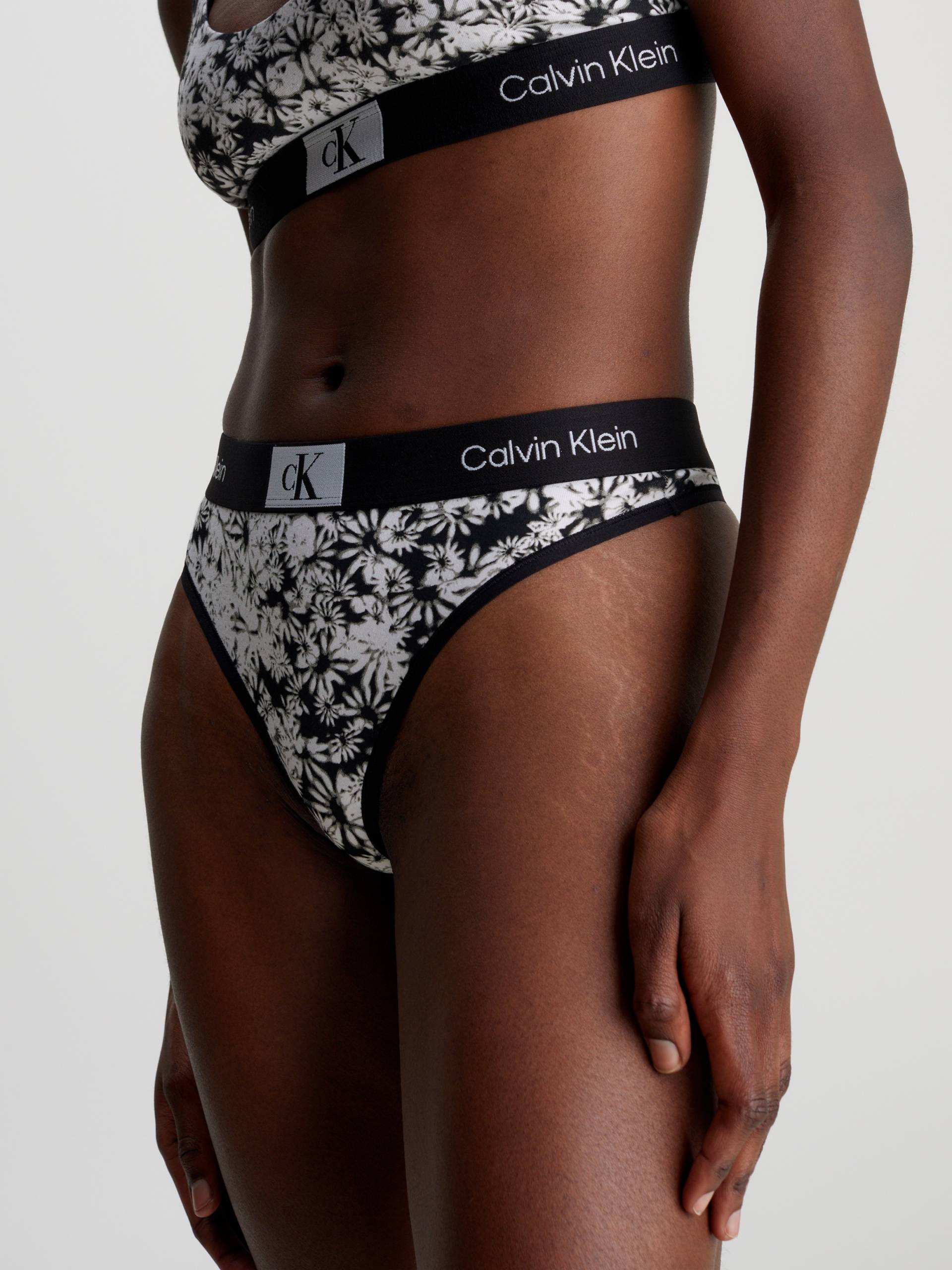 Calvin Klein Underwear String »MODERN THONG«, mit Alloverprint von Calvin Klein Underwear