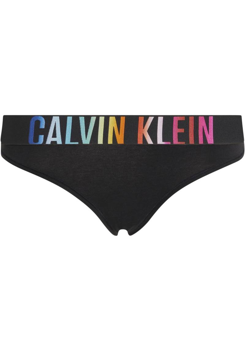 Calvin Klein Underwear String »THONG«, mit mehrfarbigen Logoschriftzügen von Calvin Klein Underwear