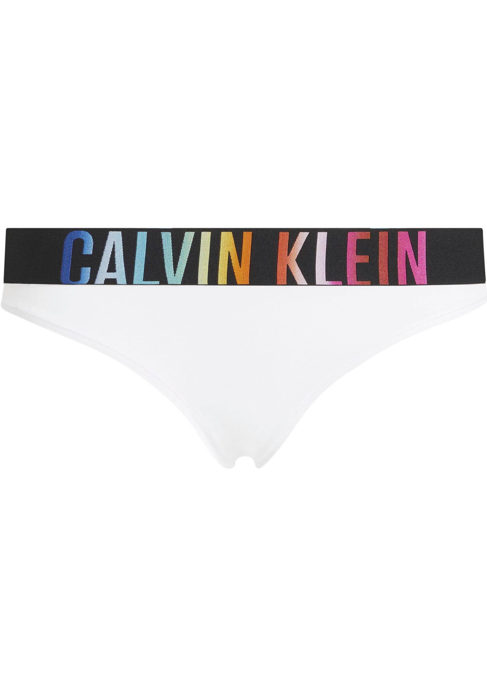 Calvin Klein Underwear String »THONG«, mit mehrfarbigen Logoschriftzügen von Calvin Klein Underwear