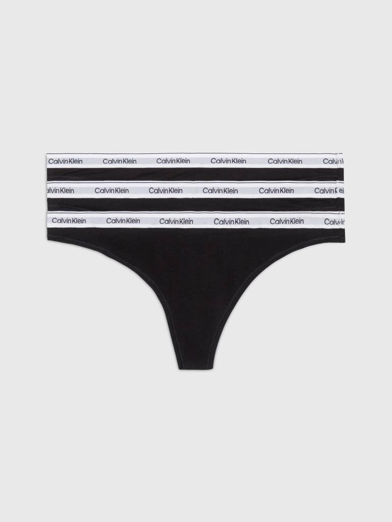 Calvin Klein Underwear Tanga »3 PACK THONG (LOW-RISE)«, (Packung, 3 St., 3er-Pack), mit Logobund von Calvin Klein Underwear