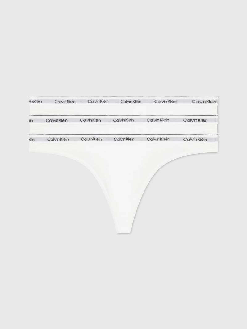 Calvin Klein Underwear Tanga »3 PACK THONG (LOW-RISE)«, (Packung, 3 St., 3er-Pack), mit Logobund von Calvin Klein Underwear