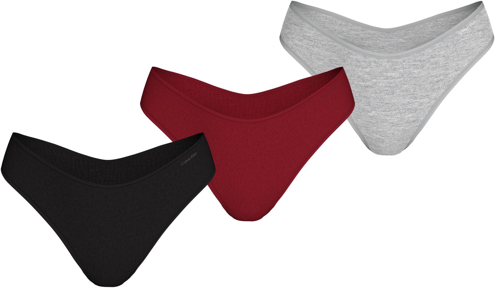 Calvin Klein Underwear Tanga »3 PACK THONG (LOW-RISE)«, (Packung, 3 St., 3er-Pack), mit Markenlabel von Calvin Klein Underwear