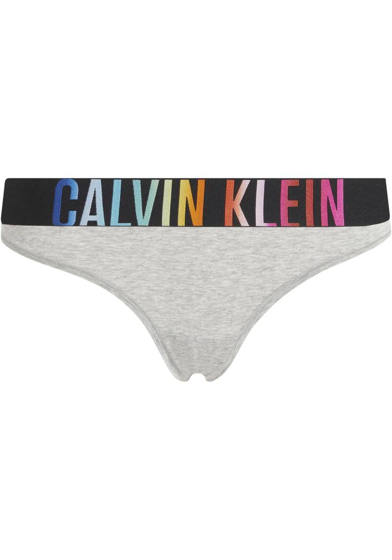 Calvin Klein Underwear String »THONG«, mit mehrfarbigen Logoschriftzügen von Calvin Klein Underwear