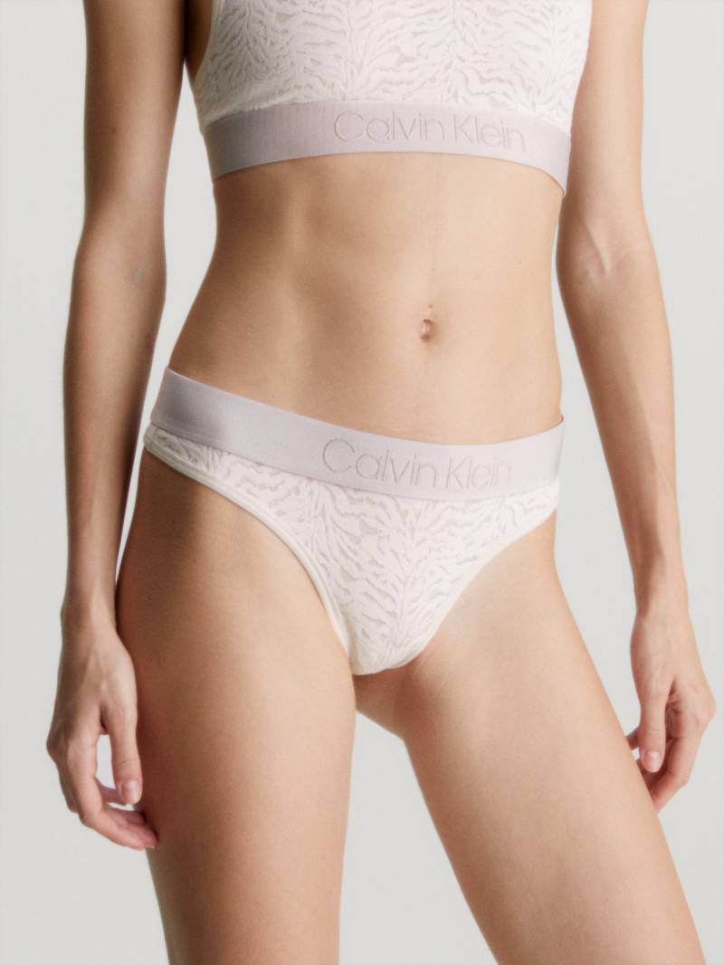 Calvin Klein Underwear String »THONG«, mit CK-Logo am Bund von Calvin Klein Underwear