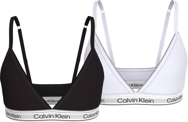 Calvin Klein Underwear Triangel-BH »2PK TRIANGLE«, mit Logobund von Calvin Klein Underwear