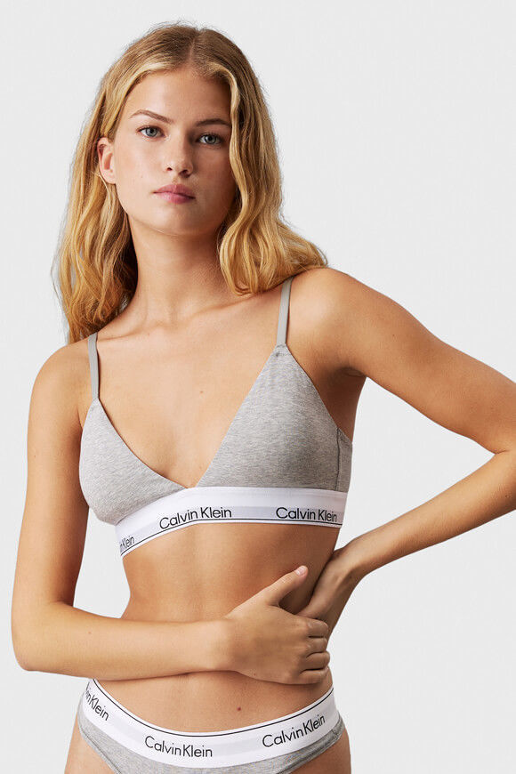 Calvin Klein Underwear Triangel-BH | Grey Heather | Damen  | S von Calvin Klein Underwear