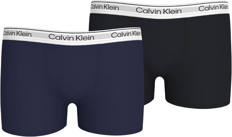 Calvin Klein Underwear Trunk »2PK TRUNK«, (Packung, 2er-Pack), für Kinder bis 16 Jahre, mit Logo-Elastikbund von Calvin Klein Underwear