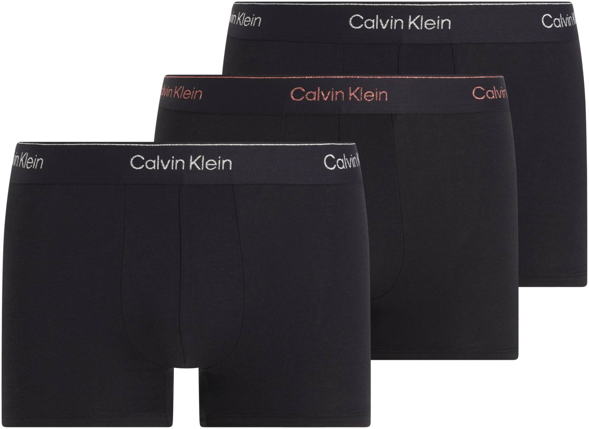 Calvin Klein Underwear Trunk »LOW RISE TRUNK 3PK«, (Packung, 3 St., 3er-Pack), mit Logo-Elastikbund (3 Stück)