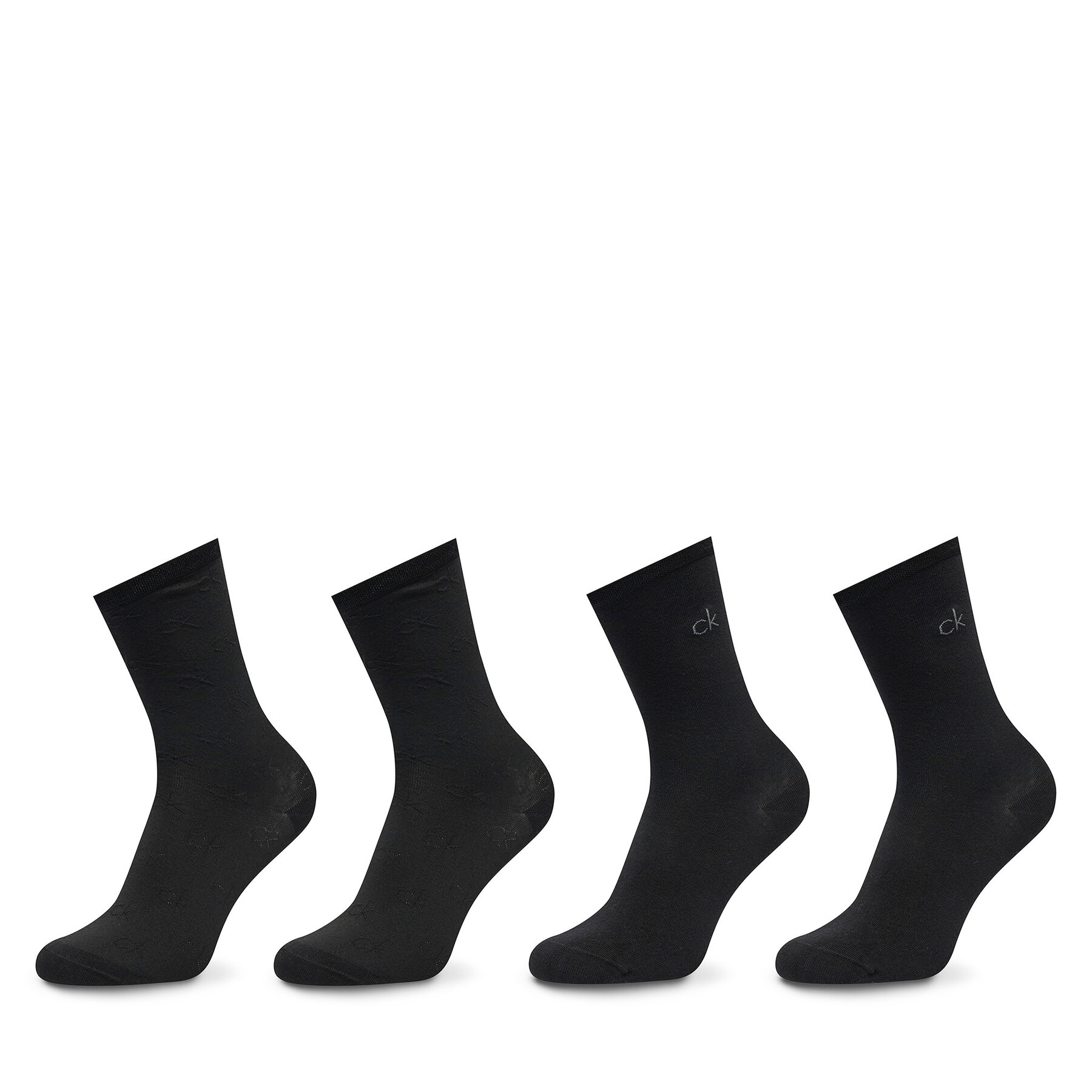 4er-Set hohe Damensocken Calvin Klein 701229441 Schwarz von Calvin Klein