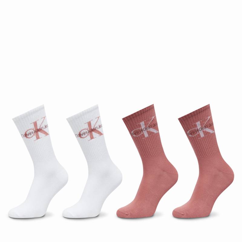 4er-Set hohe Damensocken Calvin Klein 701229462 Bunt von Calvin Klein