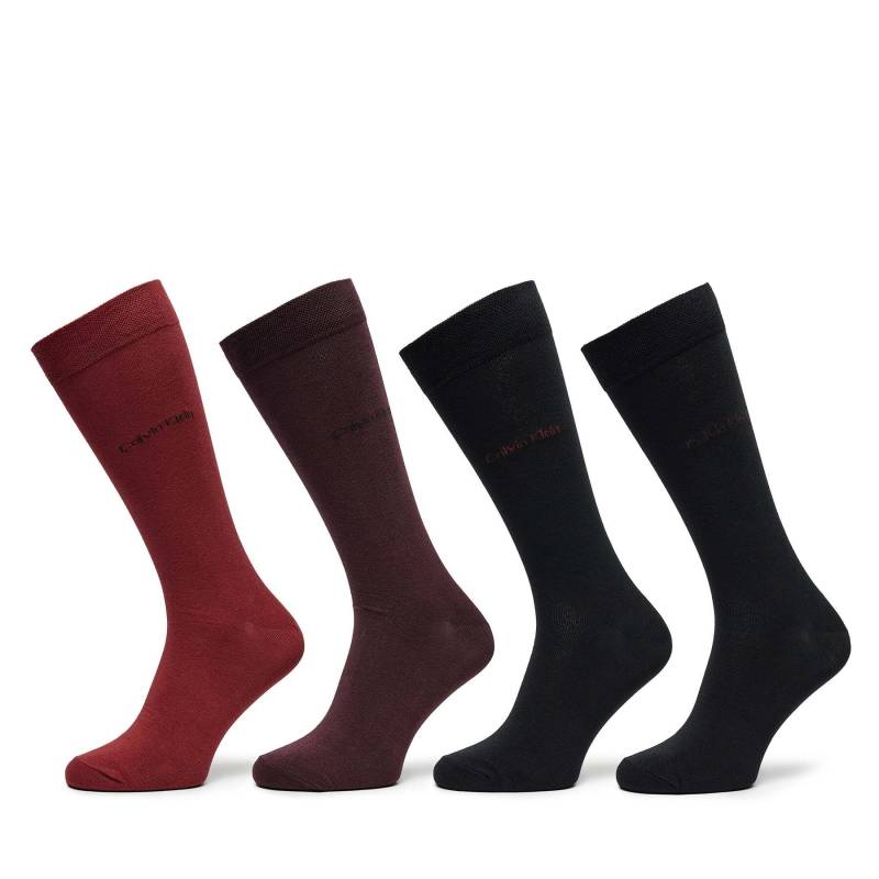 4er-Set hohe Herrensocken Calvin Klein 701229429 Bunt von Calvin Klein