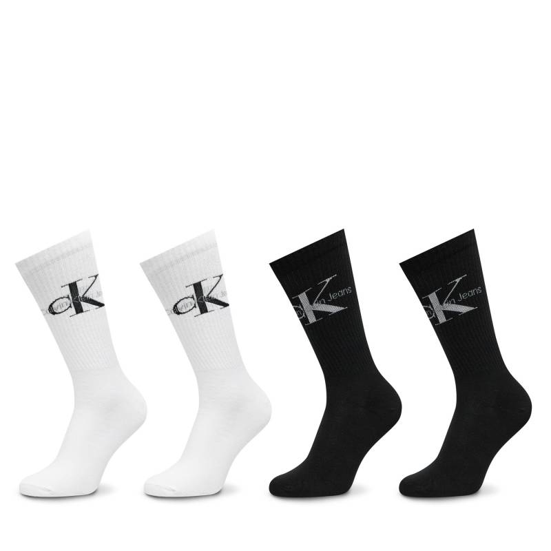 4er-Set hohe Herrensocken Calvin Klein 701229453 Bunt von Calvin Klein