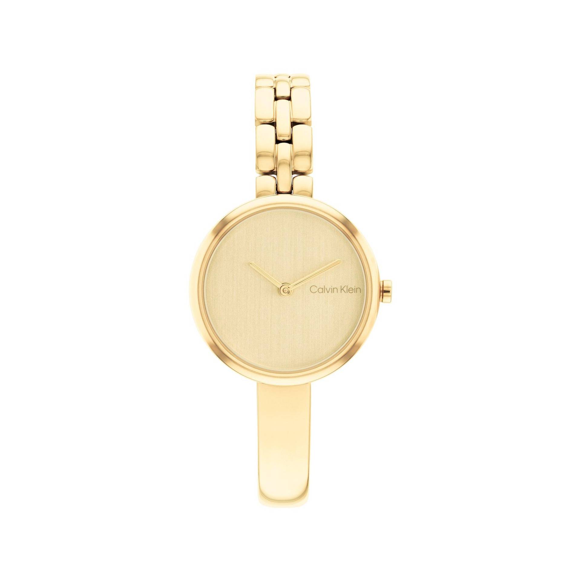 Analoguhr Damen Gold 28mm von Calvin Klein