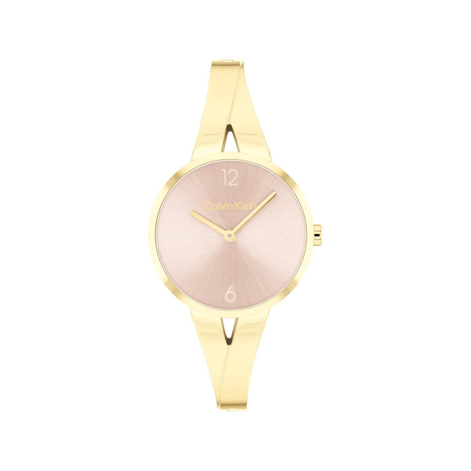 Analoguhr Damen Gold 30mm von Calvin Klein