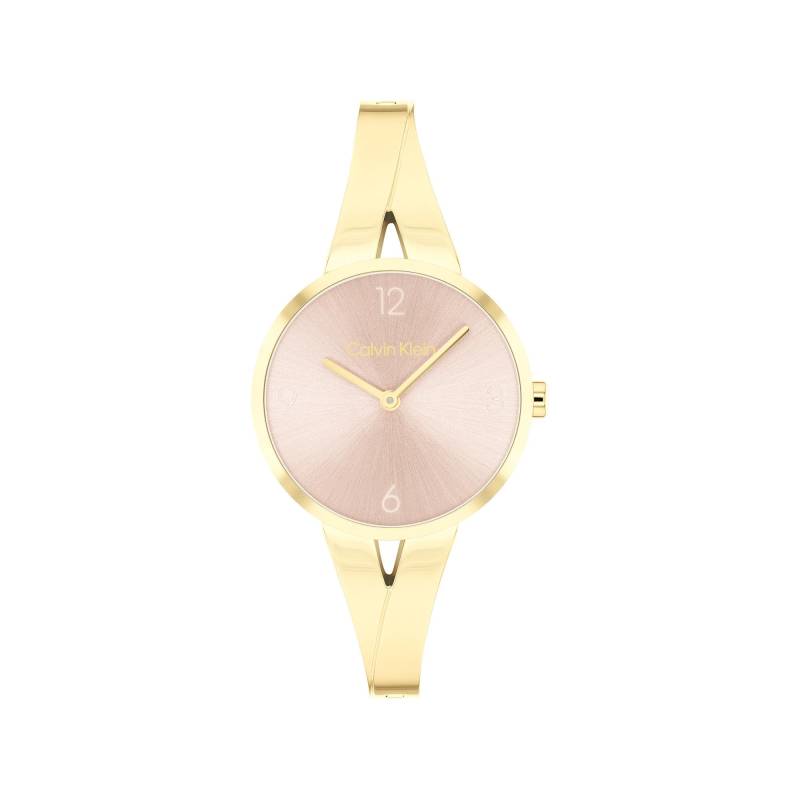 Analoguhr Damen Gold 30mm von Calvin Klein