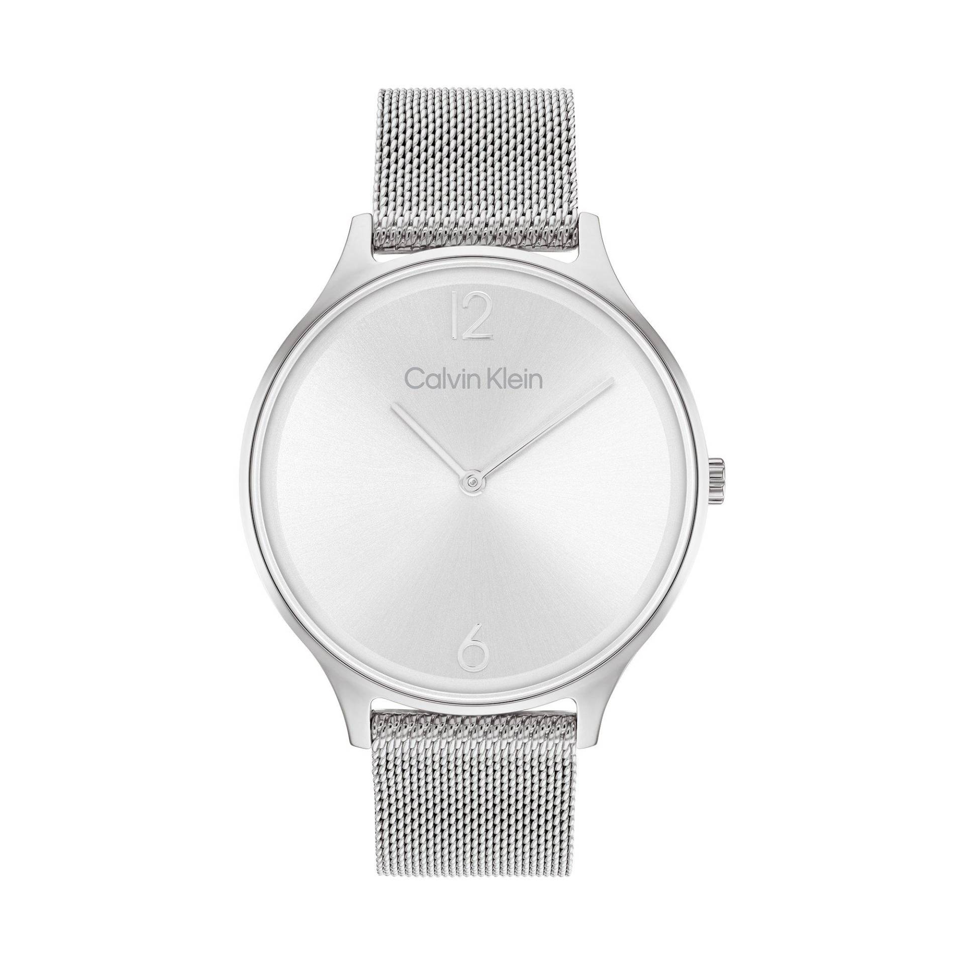 Analoguhr Damen Silber 38mm von Calvin Klein