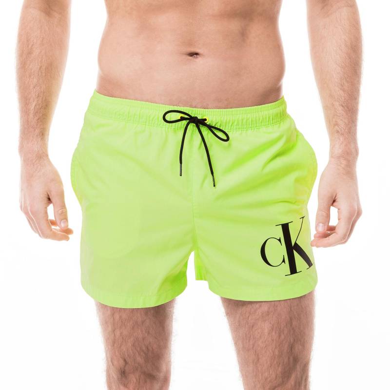 Badeshorts Herren Gelb L von Calvin Klein