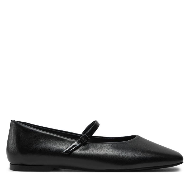 Ballerinas Calvin Klein Mary Jane Ballerina - Lth HW0HW02307 Schwarz von Calvin Klein