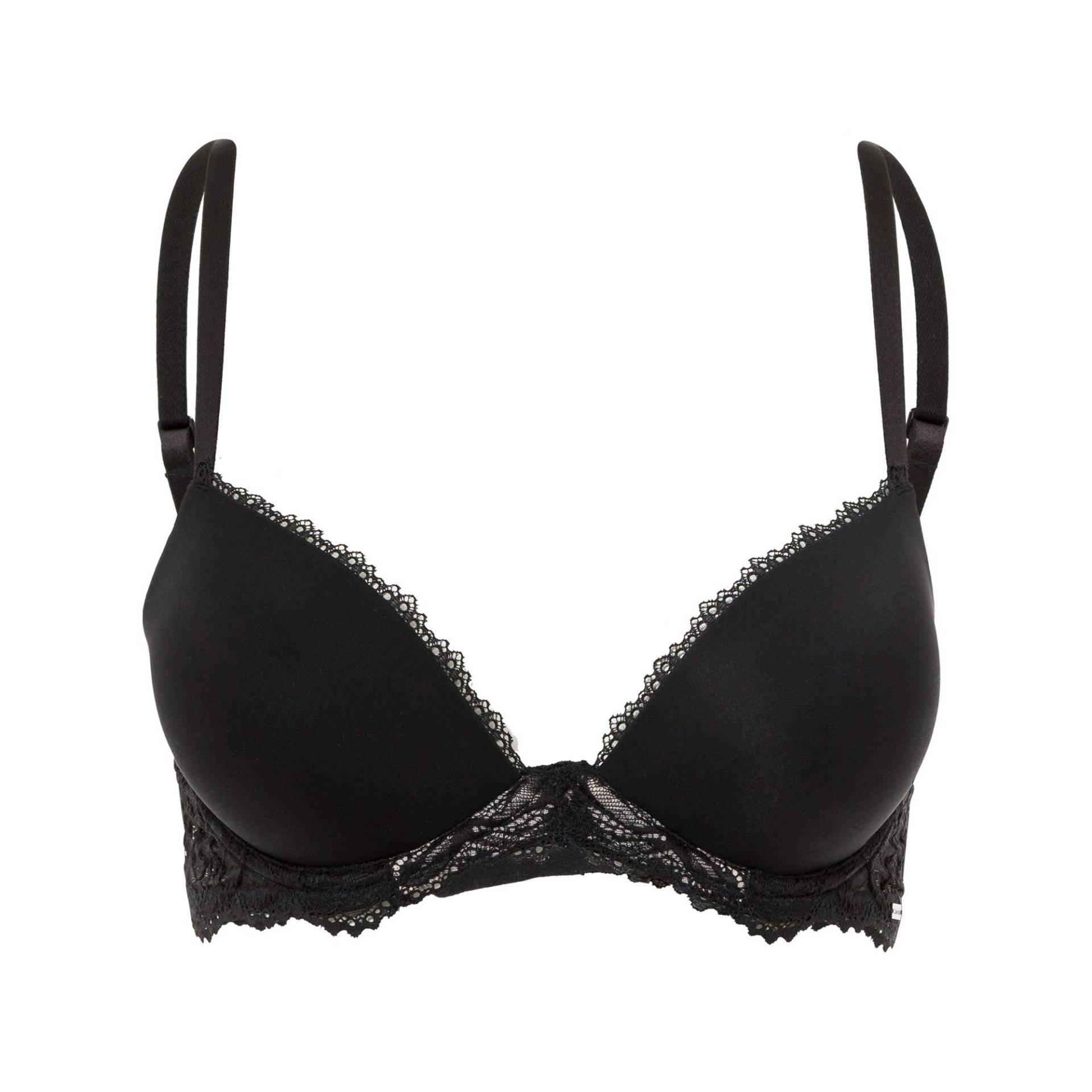 Calvin Klein - BH mit Push up Effekt, für Damen, Black, Größe 70/A von Calvin Klein