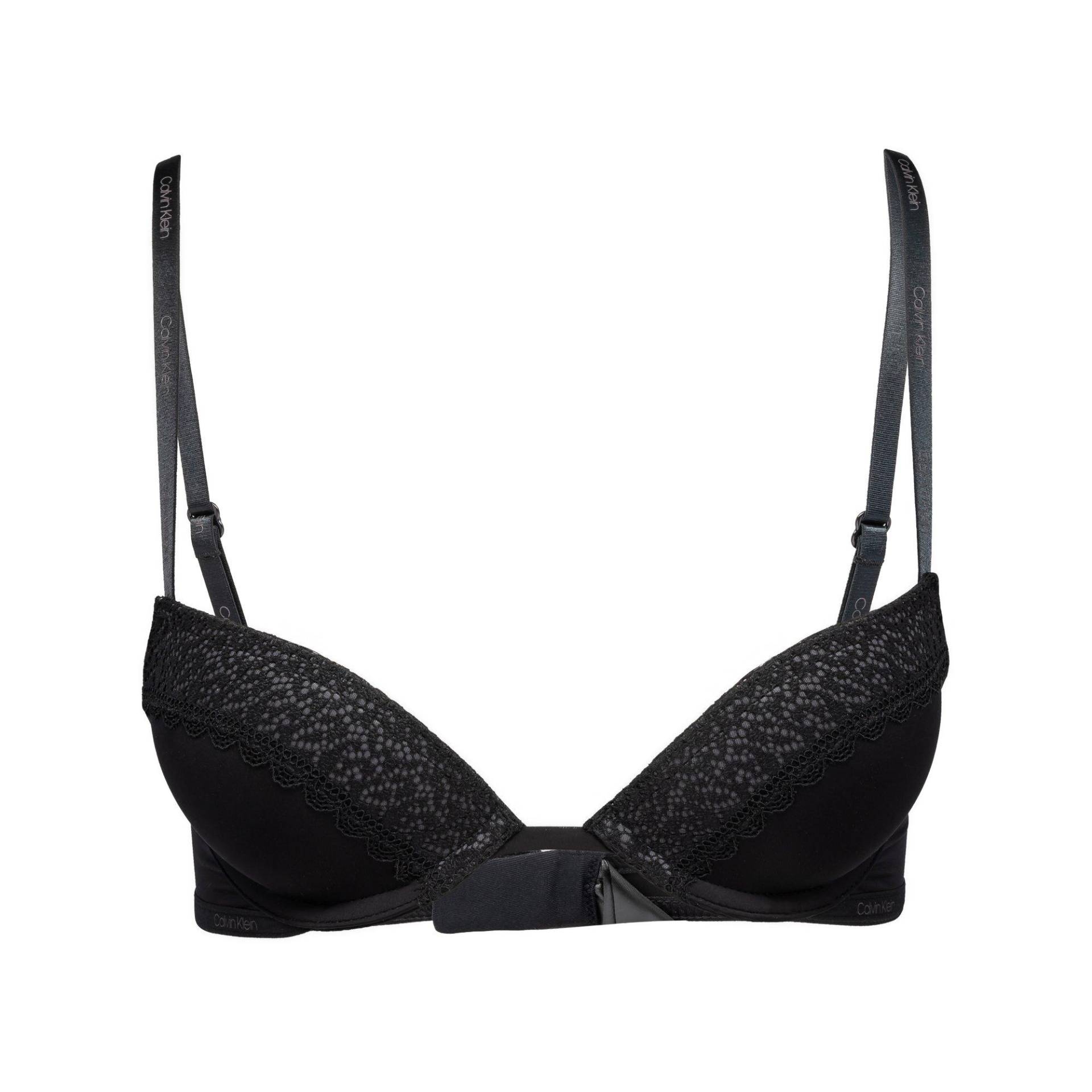 Bh Mit Push Up Effekt Damen Black B/36 von Calvin Klein