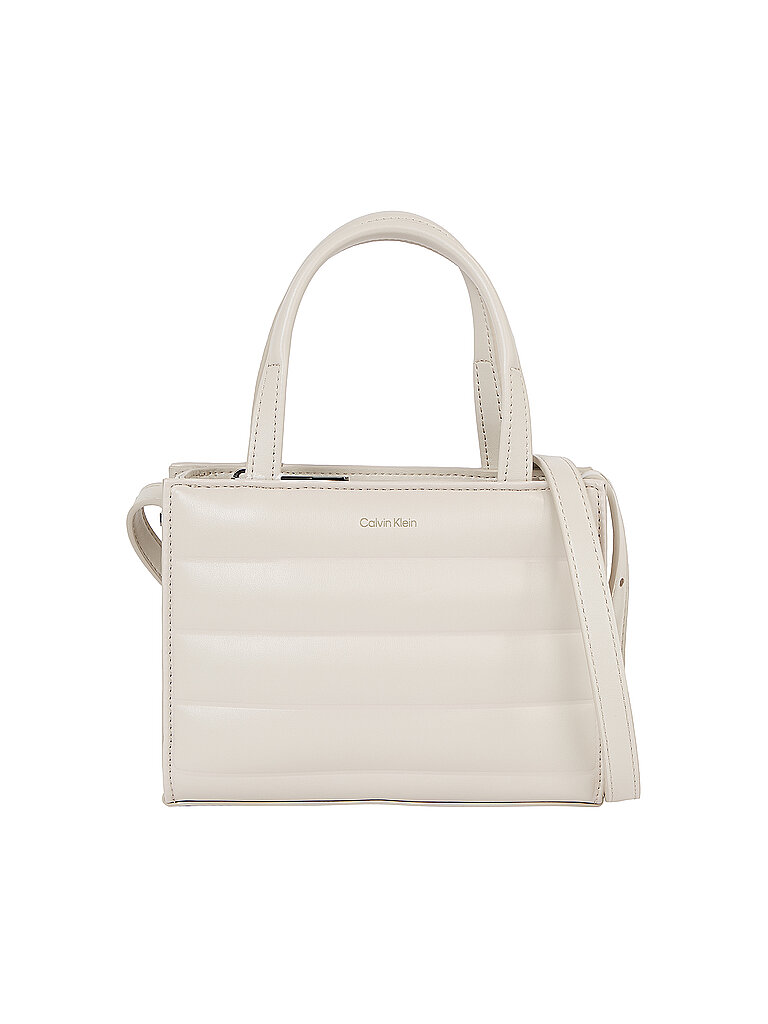 CALVIN KLEIN Tasche - Mini Tote Bag QUILT  creme von Calvin Klein