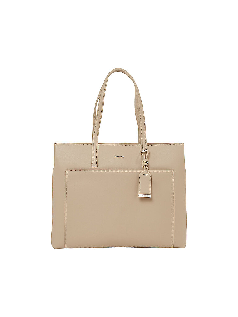 CALVIN KLEIN Tasche - Shopper CK MUST Medium beige von Calvin Klein