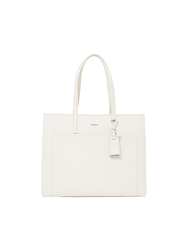 CALVIN KLEIN Tasche - Shopper CK MUST Medium weiss von Calvin Klein