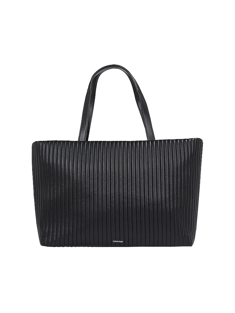 CALVIN KLEIN Tasche - Shopper MINI LINE QUILT Medium schwarz von Calvin Klein