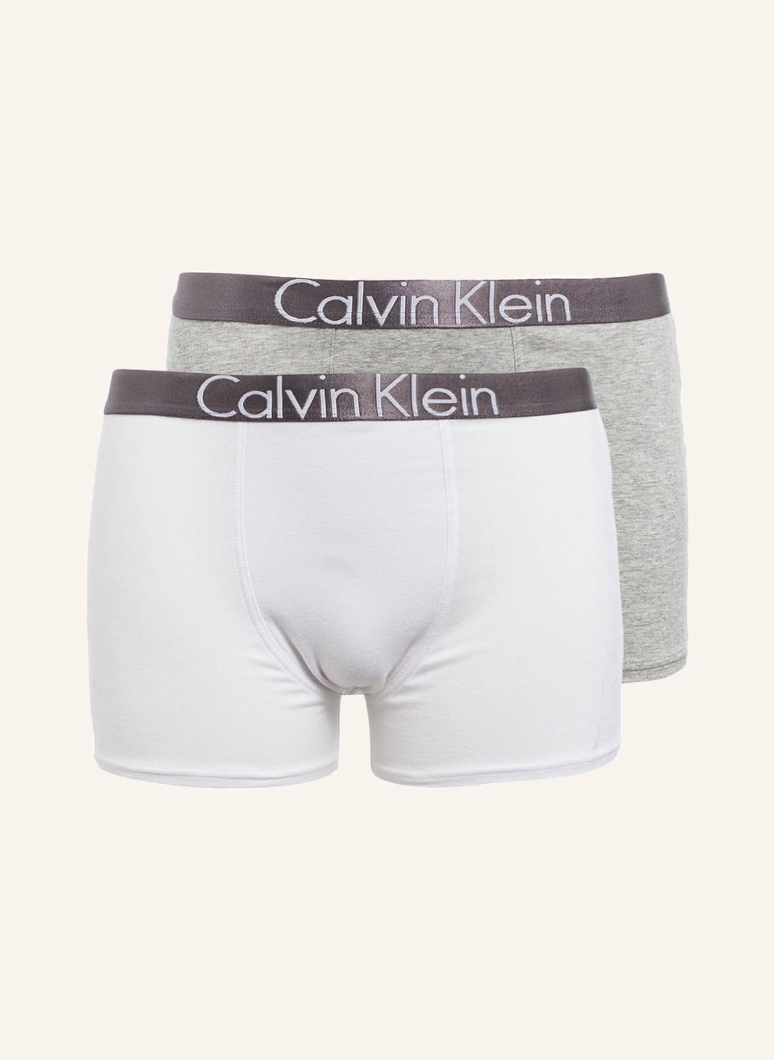 Calvin Klein 2er-Pack Boxershorts Customized Stretch grau Calvin Klein 2er-Pack Boxershorts Customized Stretch grau von Calvin Klein