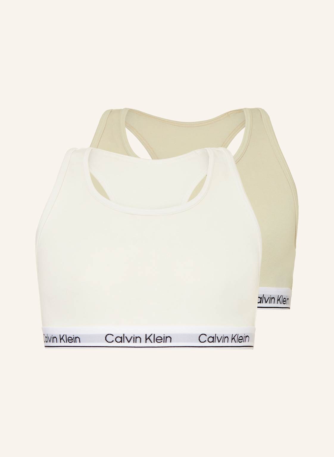 Calvin Klein 2er-Pack Bustiers beige Calvin Klein 2er-Pack Bustiers beige von Calvin Klein