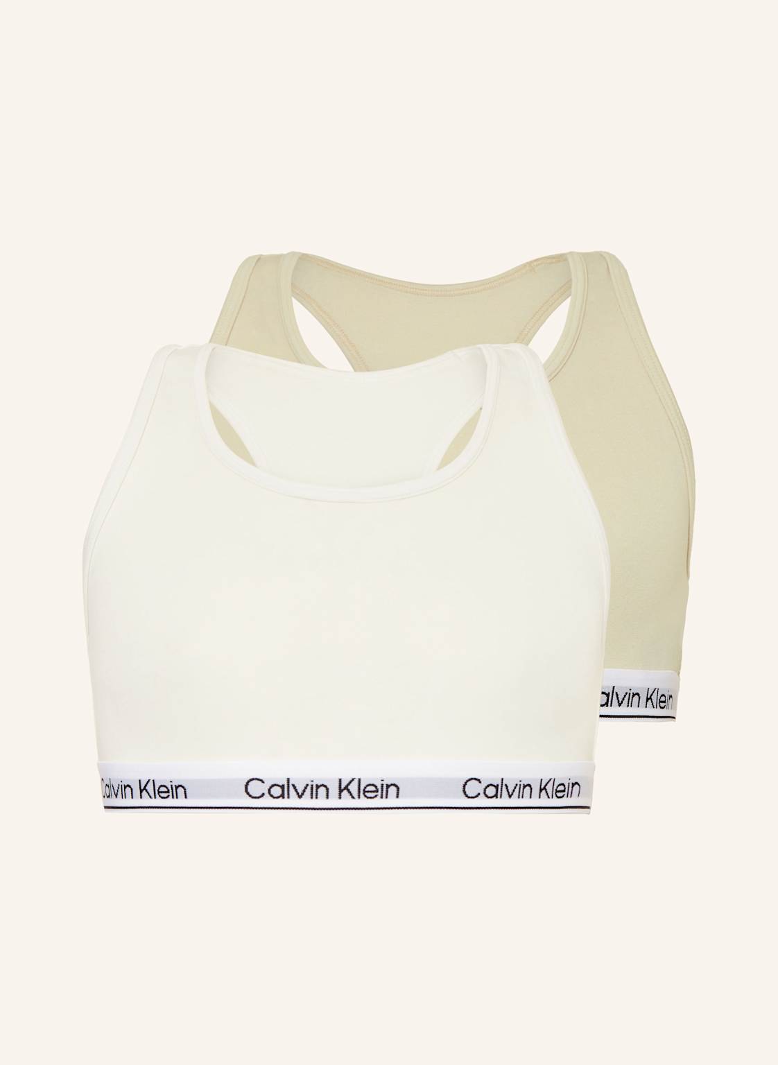 Calvin Klein 2er-Pack Bustiers beige von Calvin Klein