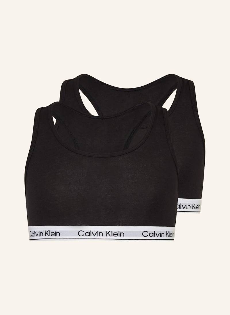 Calvin Klein 2er-Pack Bustiers schwarz von Calvin Klein