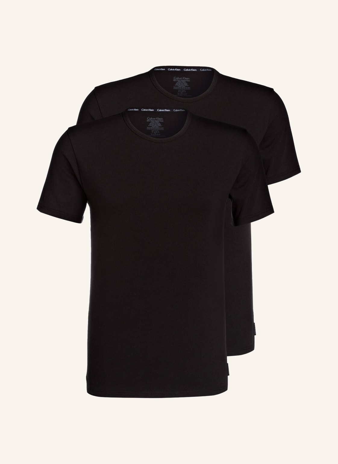 Calvin Klein 2er-Pack T-Shirts Modern Cotton Stretch schwarz Calvin Klein 2er-Pack T-Shirts Modern Cotton Stretch schwarz von Calvin Klein