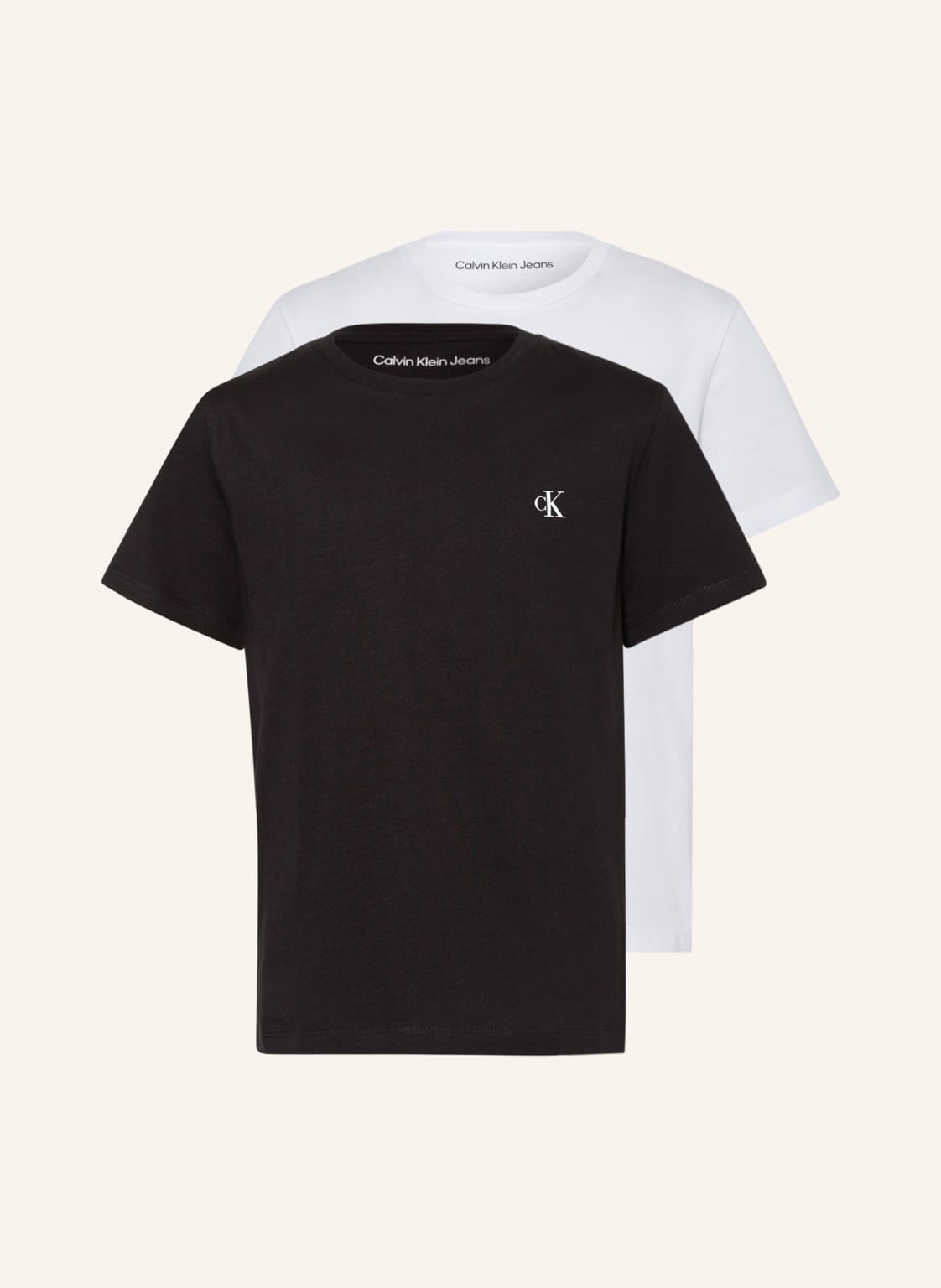 Calvin Klein 2er-Pack T-Shirts weiss von Calvin Klein