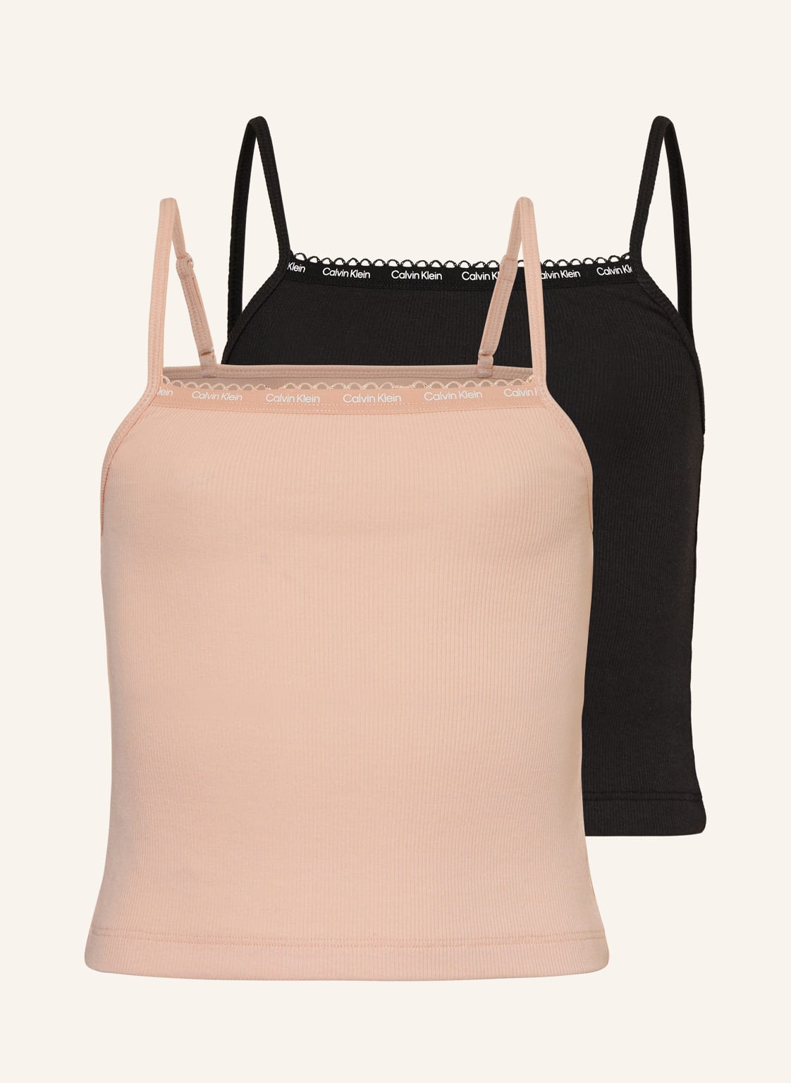 Calvin Klein 2er-Pack Tops rosa von Calvin Klein