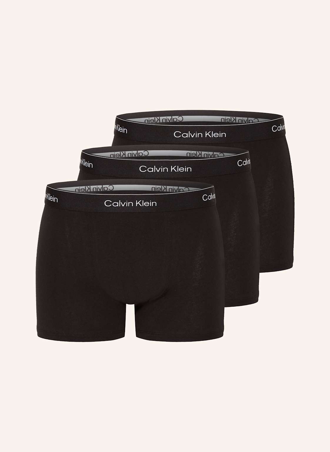 Calvin Klein 3er-Pack Boxershorts Icon Cotton Relaxed Fit schwarz von Calvin Klein