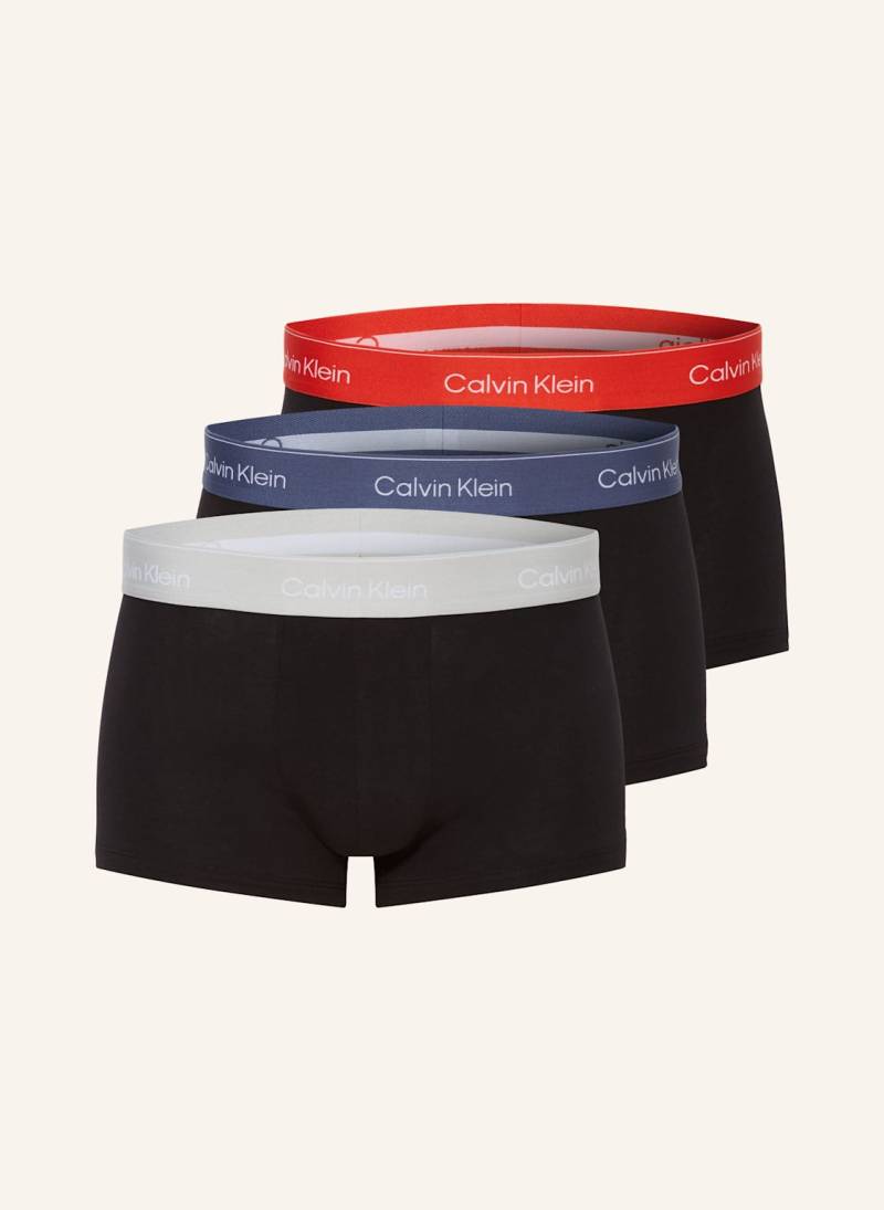 Calvin Klein 3er-Pack Boxershorts Icon Cotton Stretch Low Rise schwarz von Calvin Klein