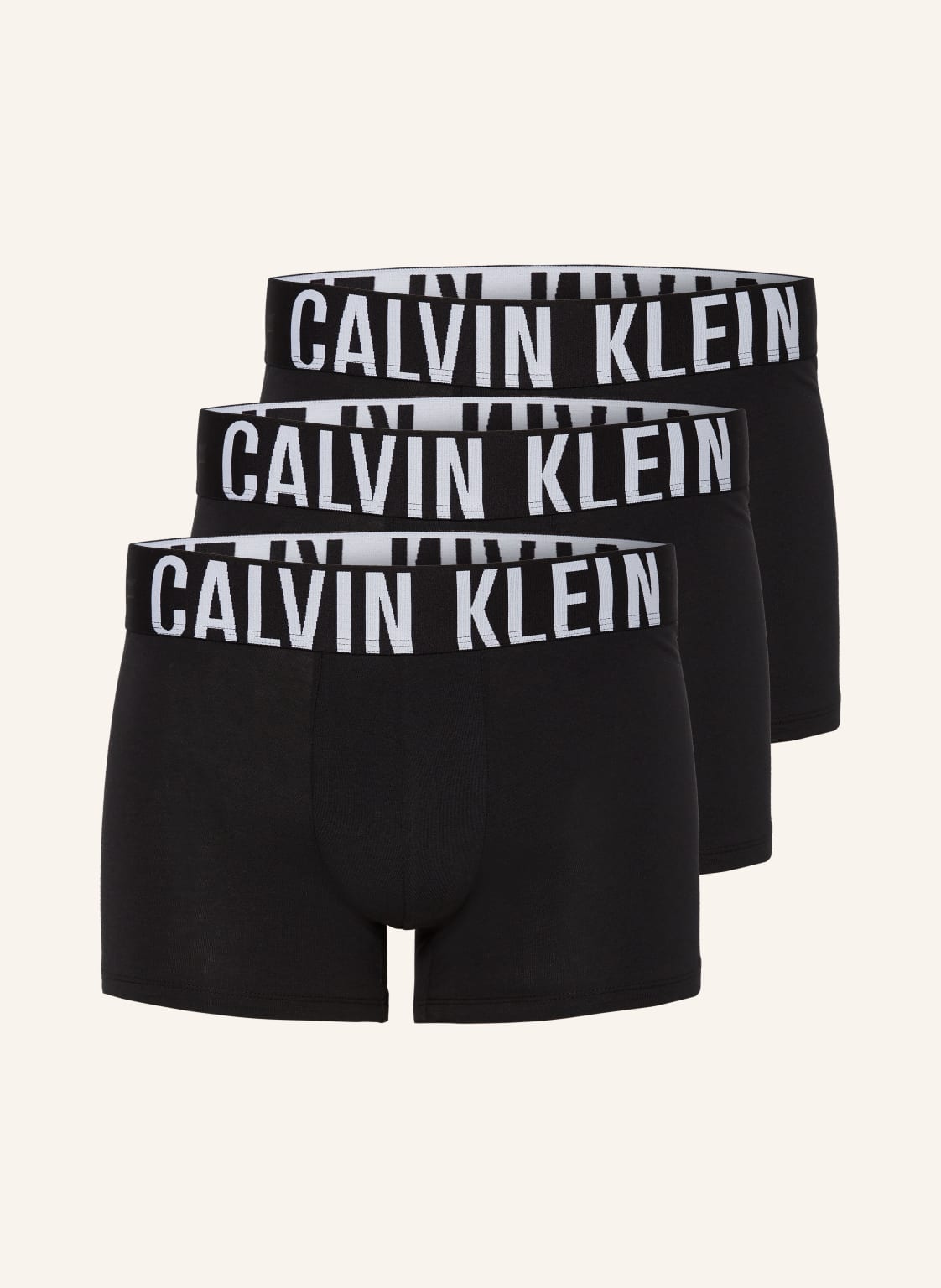 Calvin Klein 3er-Pack Boxershorts Intense Power schwarz von Calvin Klein