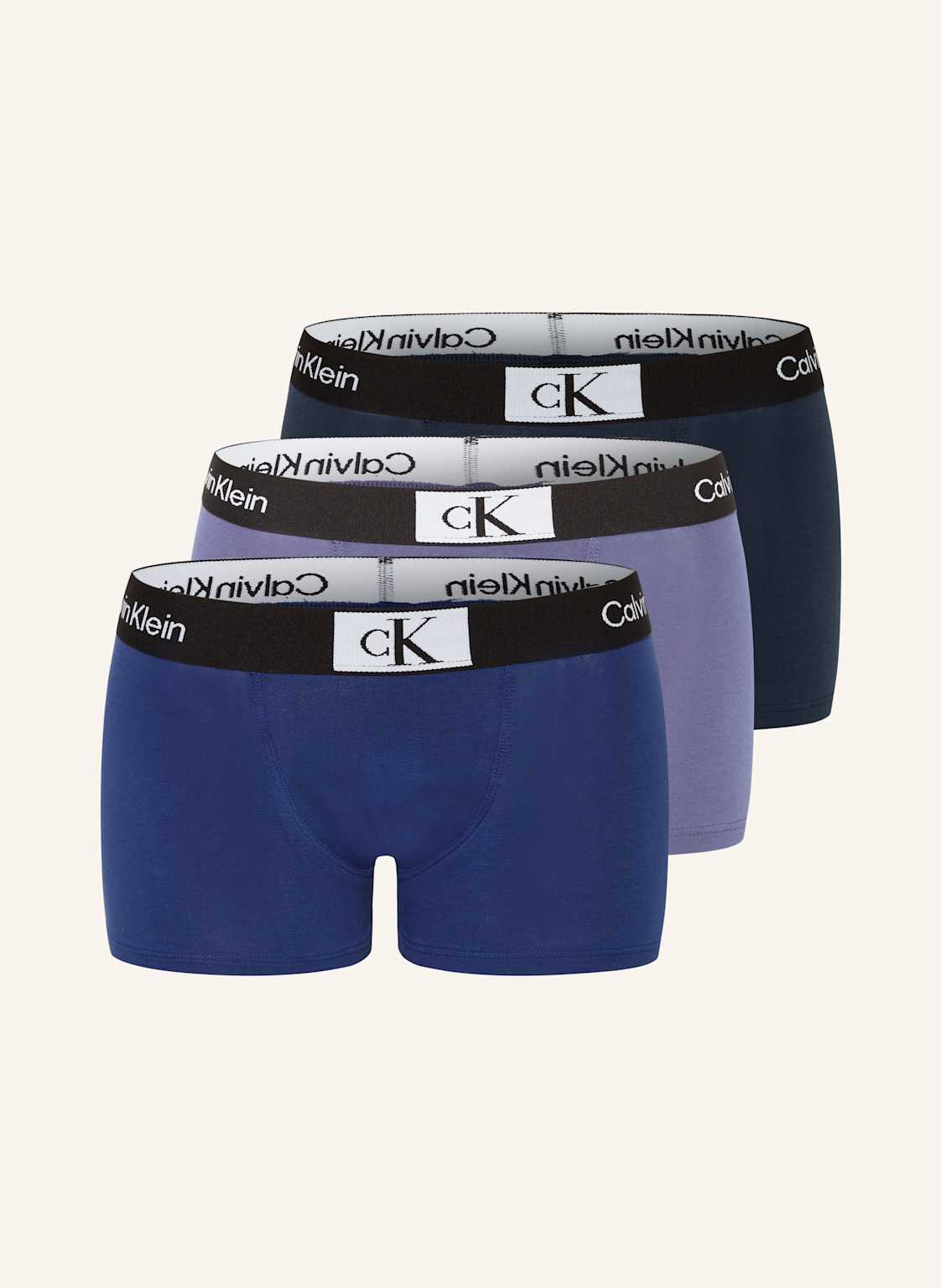 Calvin Klein 3er-Pack Boxershorts blau von Calvin Klein