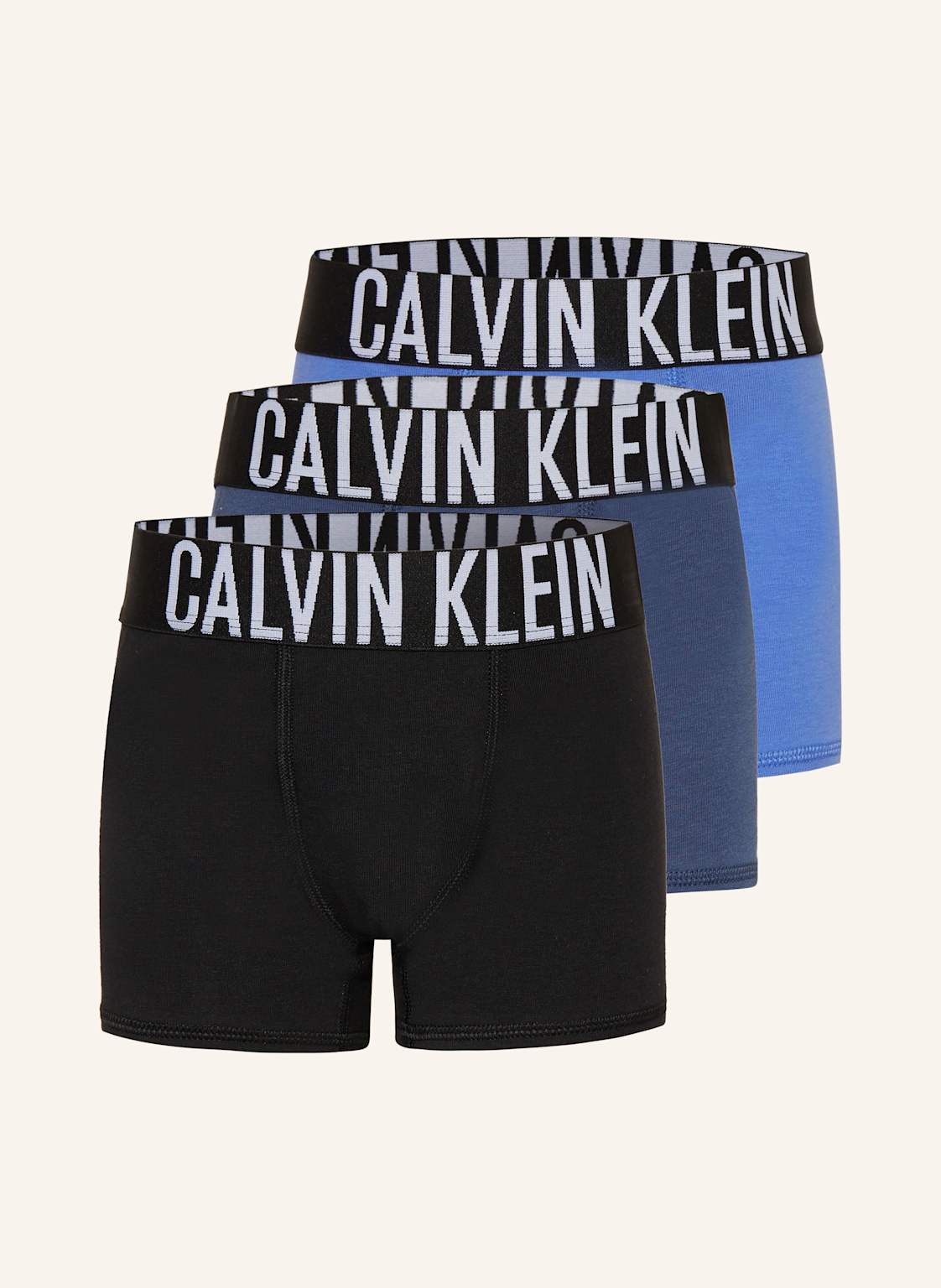 Calvin Klein 3er-Pack Boxershorts blau von Calvin Klein