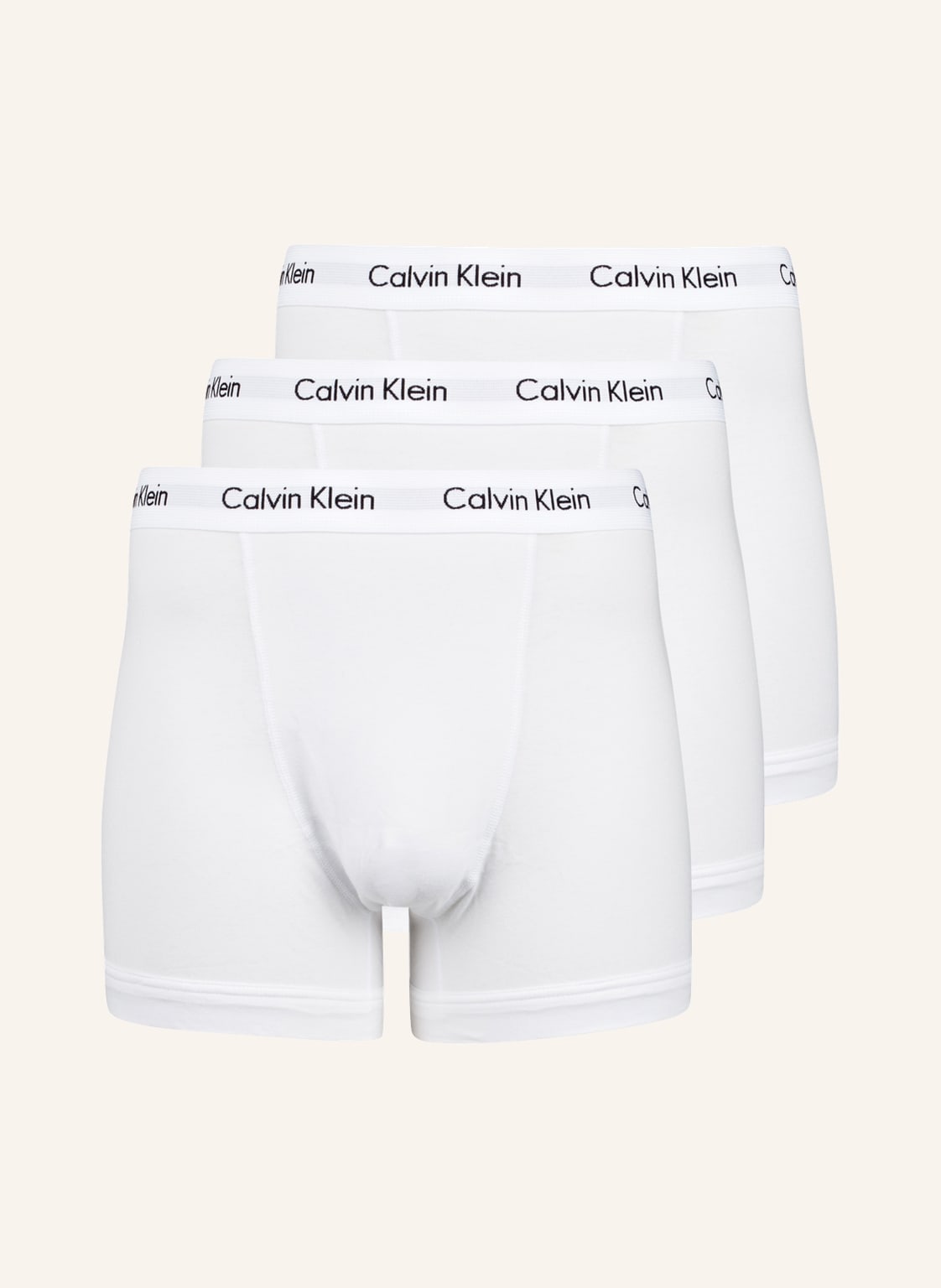 Calvin Klein 3er-Pack Boxershorts Cotton Stretch weiss von Calvin Klein