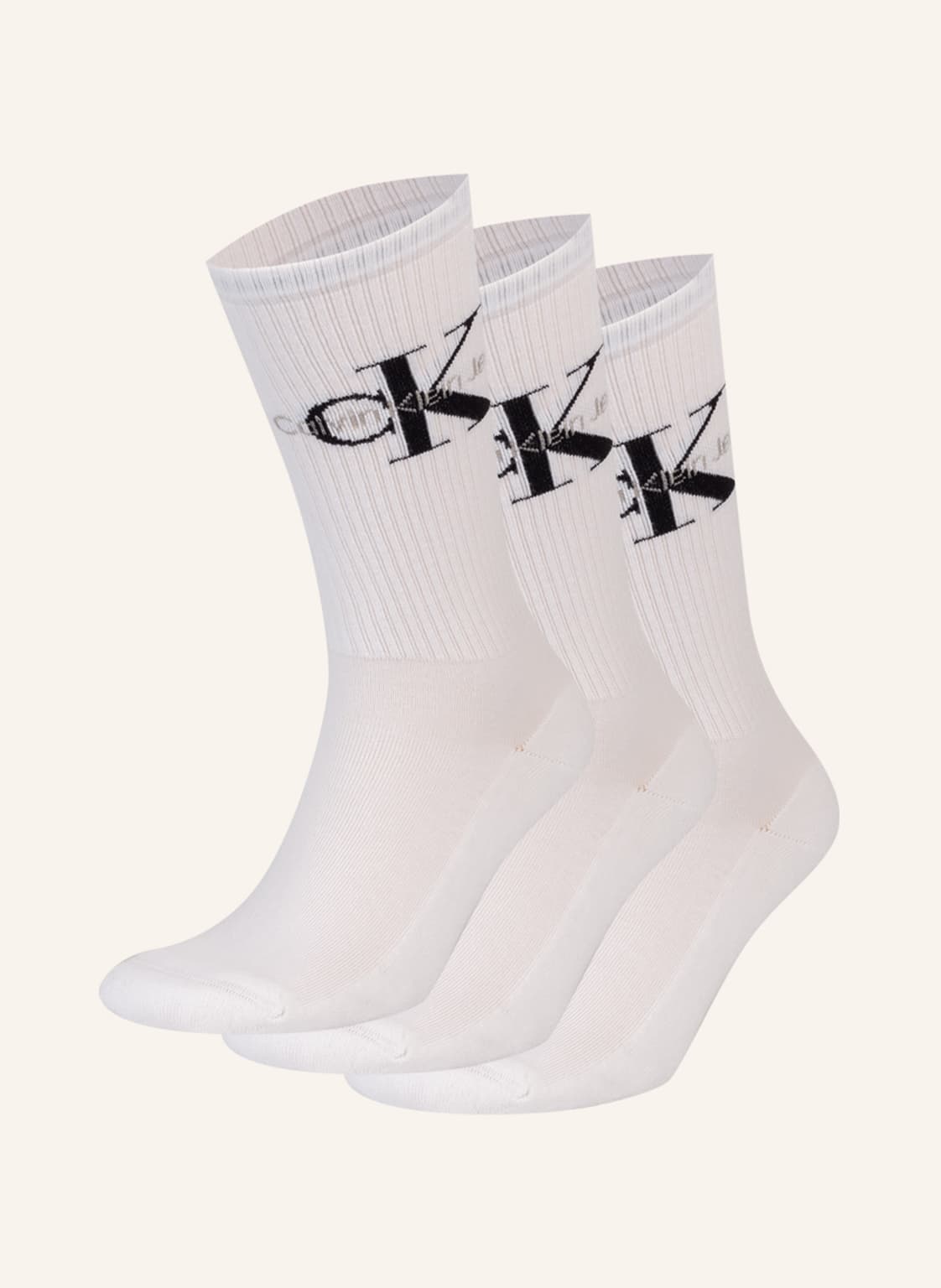 Calvin Klein 3er-Pack Socken weiss Calvin Klein 3er-Pack Socken weiss von Calvin Klein