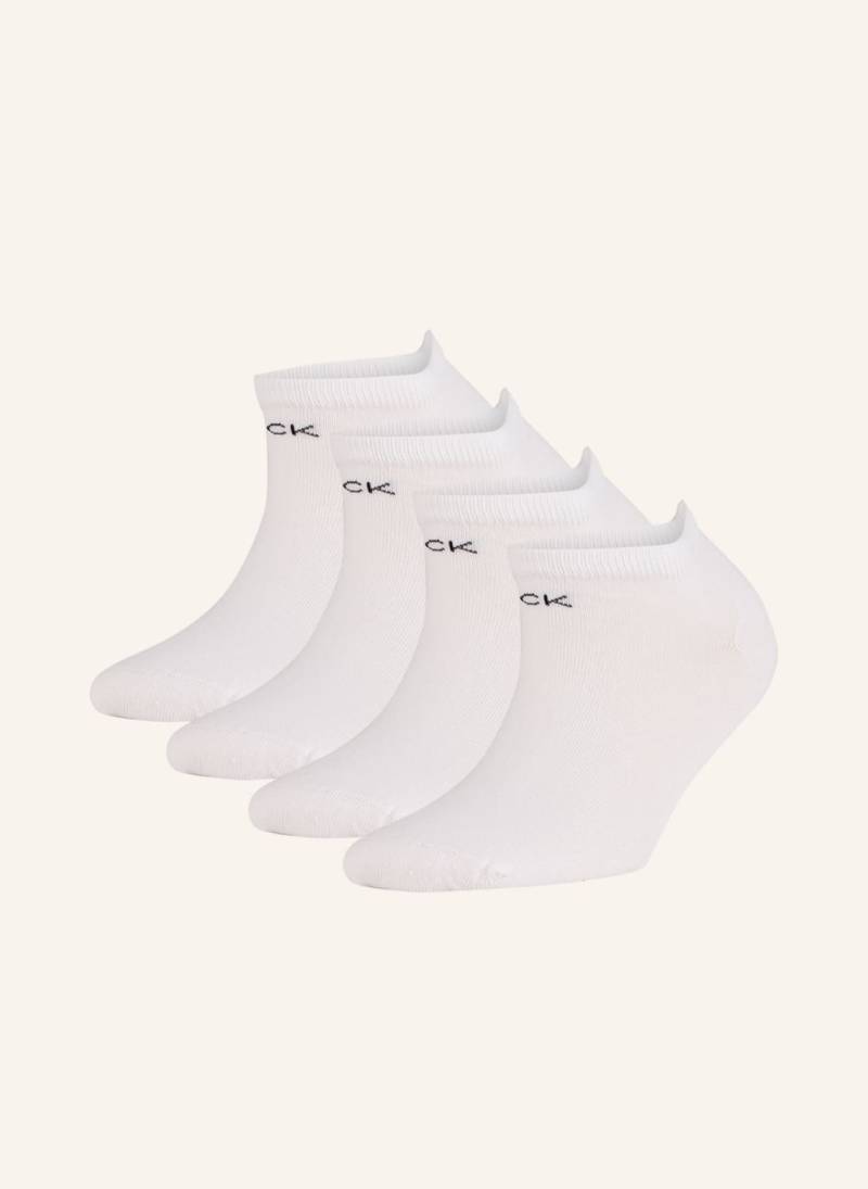 Calvin Klein 4er-Pack Sneakersocken weiss von Calvin Klein