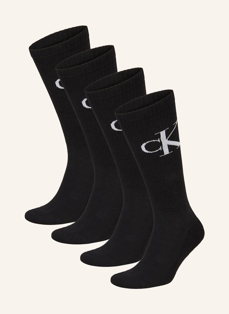 Calvin Klein 4er-Pack Socken schwarz von Calvin Klein