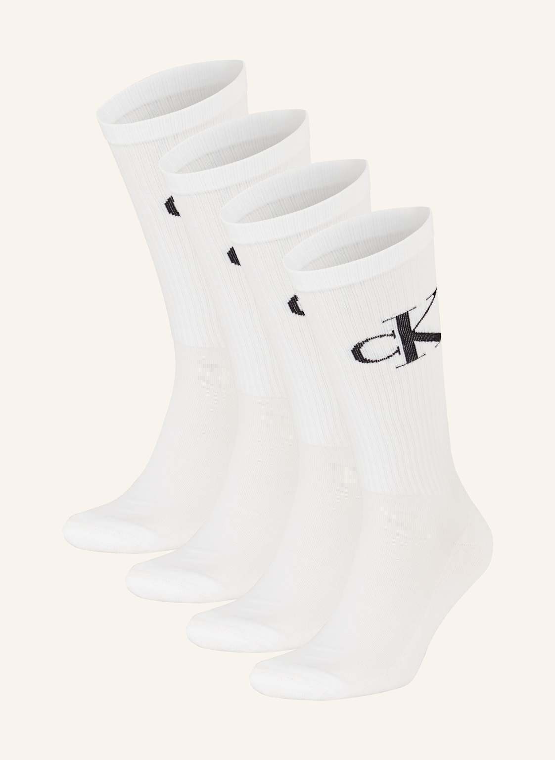 Calvin Klein 4er-Pack Socken weiss Calvin Klein 4er-Pack Socken weiss von Calvin Klein