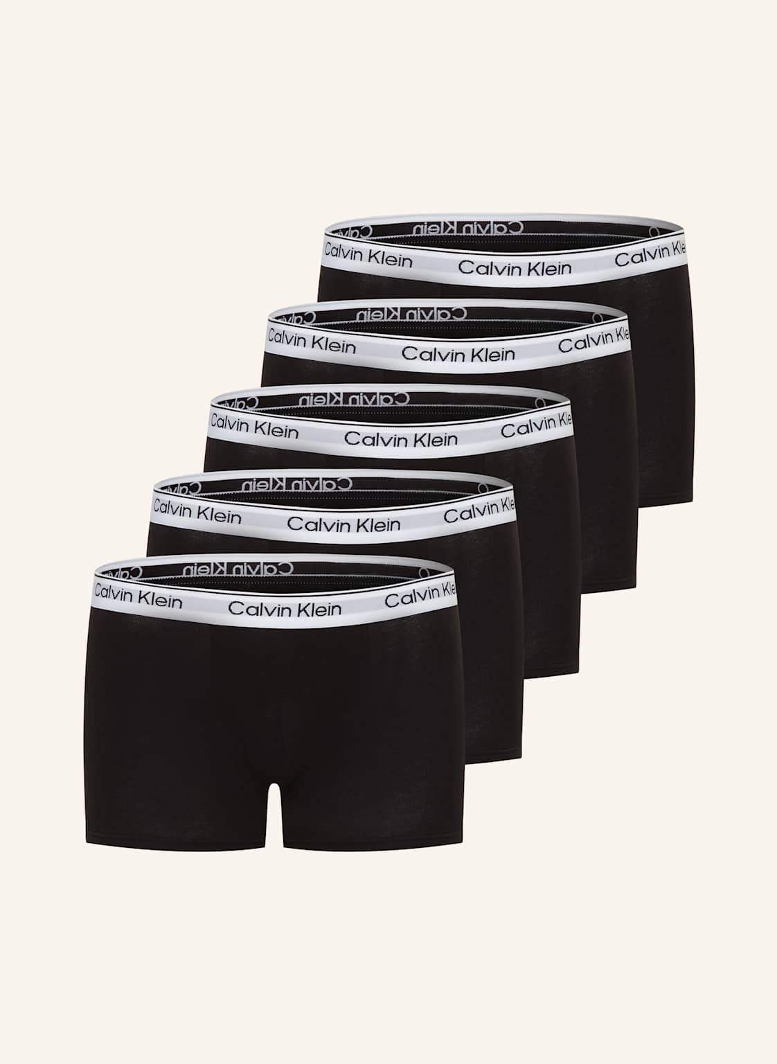 Calvin Klein 5er-Pack Boxershorts schwarz Calvin Klein 5er-Pack Boxershorts schwarz von Calvin Klein
