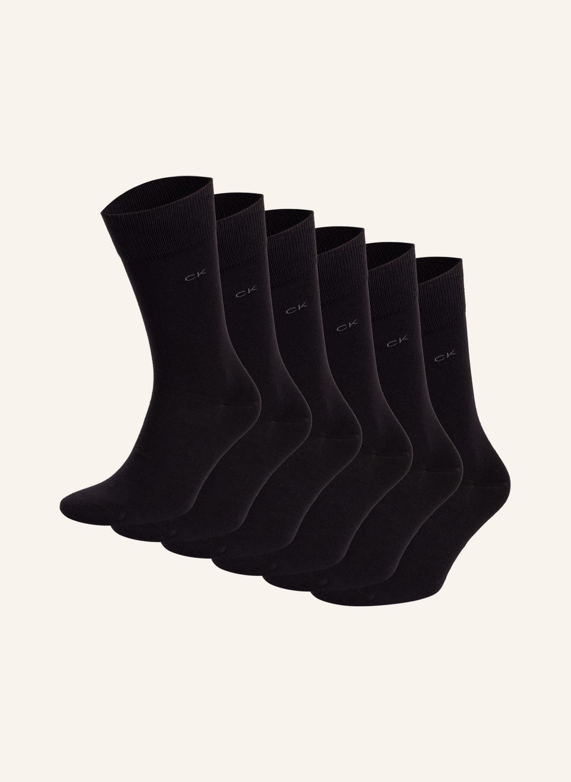 Calvin Klein 6er-Pack Socken schwarz Calvin Klein 6er-Pack Socken schwarz von Calvin Klein