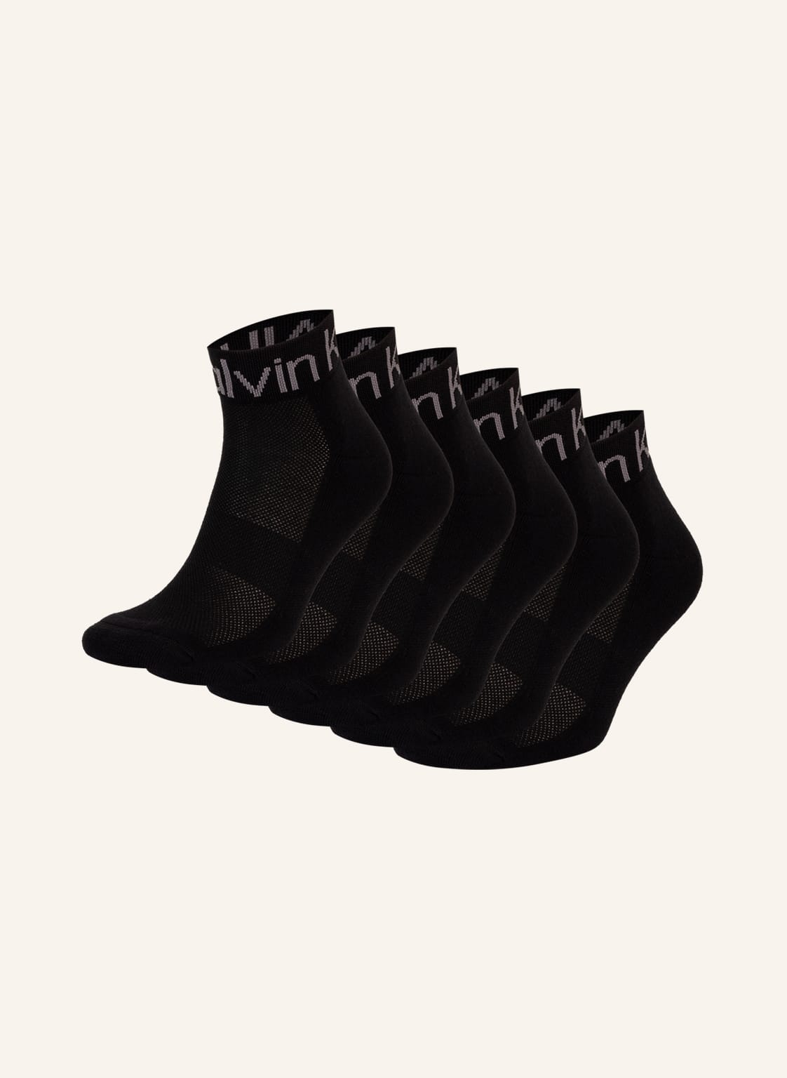 Calvin Klein 6er-Pack Socken schwarz Calvin Klein 6er-Pack Socken schwarz von Calvin Klein