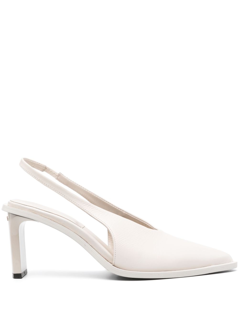 Calvin Klein 70mm slingback leather pumps - Neutrals von Calvin Klein