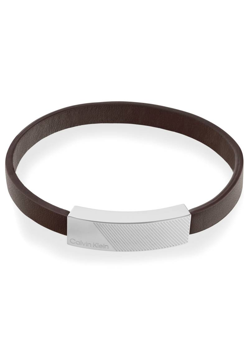 Calvin Klein Armband »Schmuck Edelstahl Armschmuck Lederarmband ARCHITECTURAL« von Calvin Klein